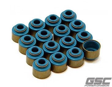 GSC Power Division Viton 6mm Exhaust Valve Stem Seals for Honda B, H, and K-Series Engines.