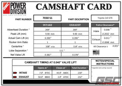 GSC Power-Division Billet 2JZ-GTE S1 Camshafts Motor Vehicle Engine Parts GSC POWER DIVISION