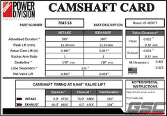 GSC Power Division Billet S3 camshaft set for Nissan VR38DETT GT-R Motor Vehicle Engine Parts GSC POWER DIVISION