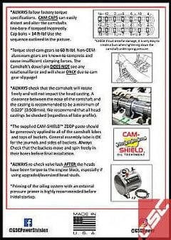 GSC Power-Division Billet 2JZ-GTE S1 Camshafts Motor Vehicle Engine Parts GSC POWER DIVISION