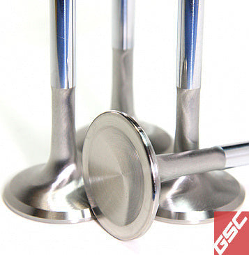GSC Power-Division Super Alloy Exhaust Valve (+1mm) Head for the Subaru EJ20/EJ257 Turbo Engine.